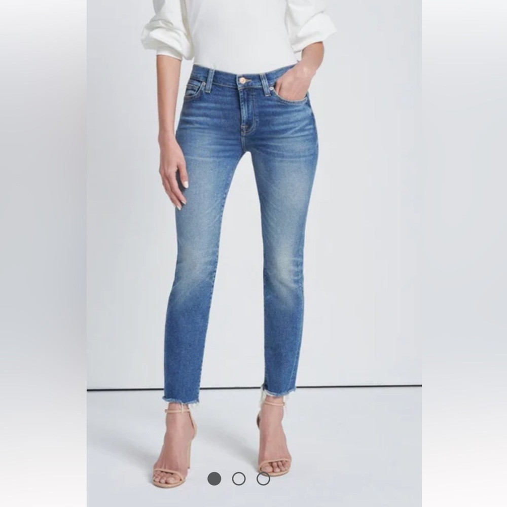 7 For All Mankind NEW with tags, LUXE Vintage roxanne ankle slim cigarette